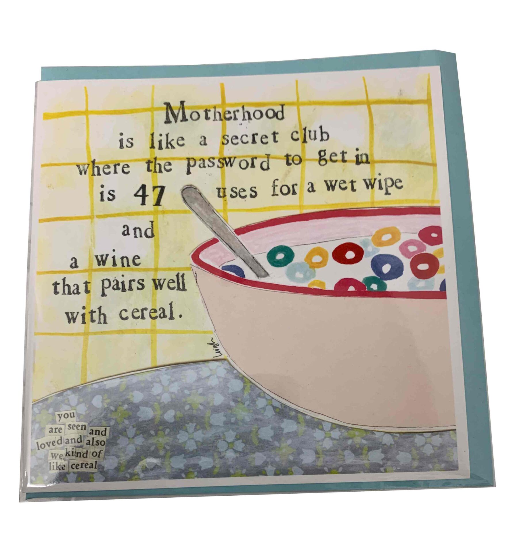 curly girl designs card