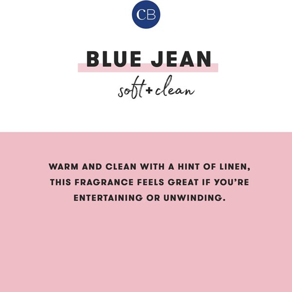 capri blue candle — blue marble blue jean (small) (copy)