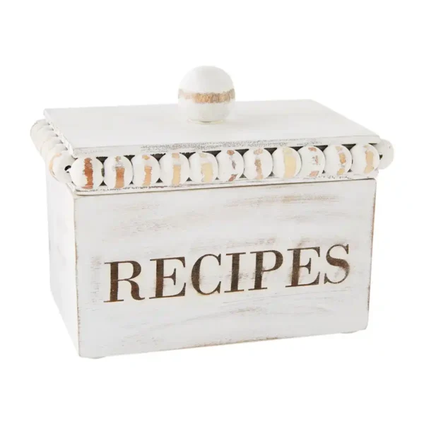 mudpie beaded recipe box